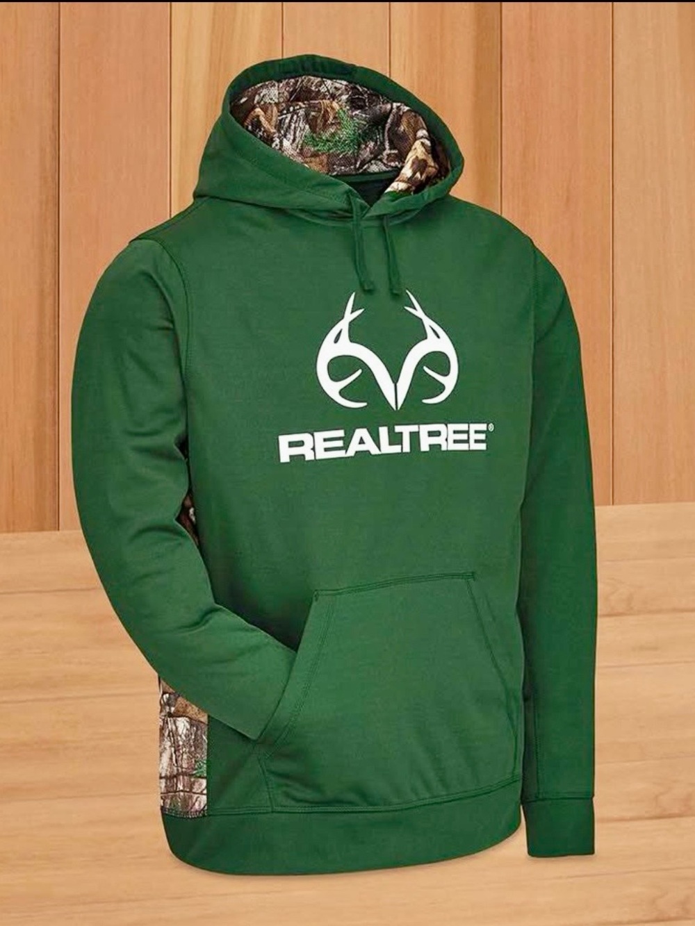 Realtree Men's Green Realtree Logo Hoodie XL